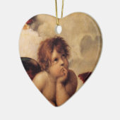 Raphael, Sixine Cherub Keramik Ornament (Links)