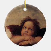 Raphael, Sixine Cherub Keramikornament (Hinten)