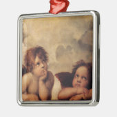 Raphael, Sixine Cherub Silbernes Ornament (Links)