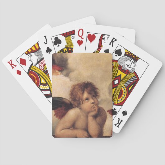 Raphael, Sixine Cherub Spielkarten (Rückseite)