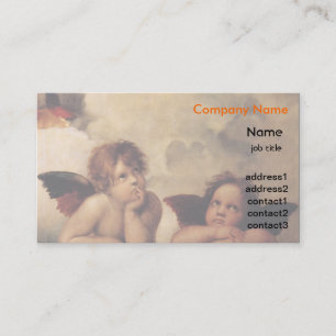 Raphael, Sixine Cherub Visitenkarte