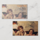 Raphael, Sixine Cherub Visitenkarte (Vorne/Hinten)
