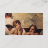 Raphael, Sixine Cherub Visitenkarte (Rückseite)