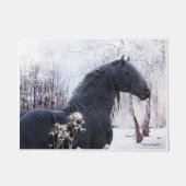 "Raphael & Snowy Trees" Fußmatte (Vorderseite)