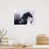 "Raphael & Snowy Trees" Poster (Küche)