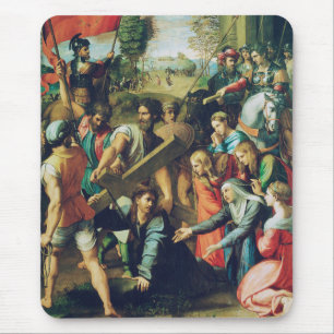 Raphael Spasimo Christus fällt unter dem Kreuz Kun Mousepad