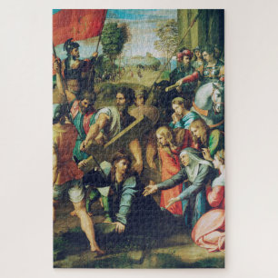 Raphael Spasimo Christus fällt unter dem Kreuz Kun Puzzle