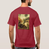 RAPHAEL "St George und der Drache" (circa 1505) T-Shirt (Rückseite)