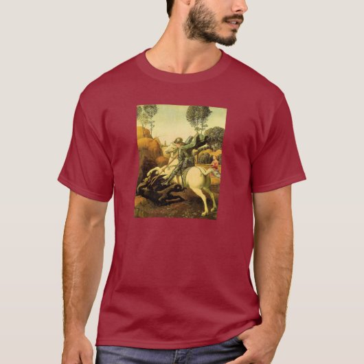 RAPHAEL "St George und der Drache" (circa 1505) T-Shirt (Vorderseite)