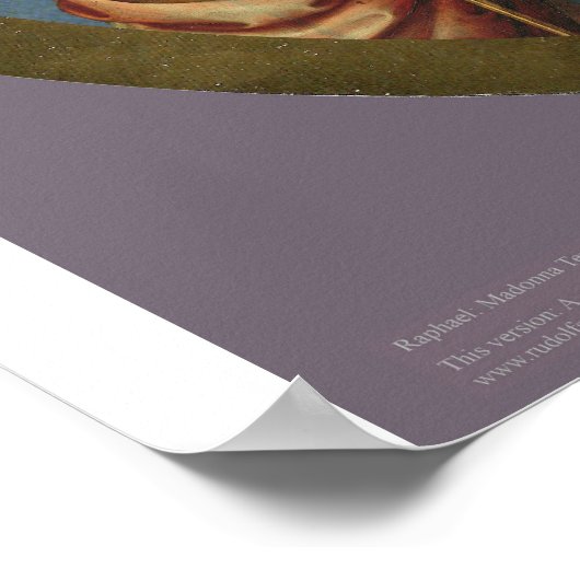 Raphael Terranuova Poster (Ecke)