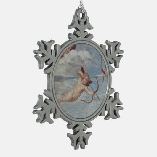 RAPHAEL | Triumph von Galatea Schneeflocken Zinn-Ornament (Links)