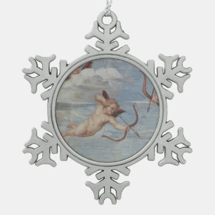 RAPHAEL Triumph von Galatea Schneeflocken Zinn-Ornament
