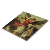 RAPHAEL und Tobias, 1507-8 (Öl auf Platte) Fliese (Seite)