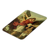 Raphael und Tobias, 1507-8 (Öl auf Tafel) Magnet (Linke Seite)