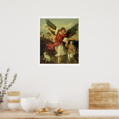 Raphael und Tobias, 1507-8 (Öl auf Tafel) Poster (Küche)