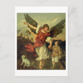 Raphael und Tobias, 1507-8 (Öl auf Tafel) Postkarte (Vorderseite)