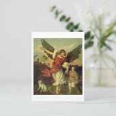 Raphael und Tobias, 1507-8 (Öl auf Tafel) Postkarte (Stehend Vorderseite)