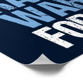 Raphael Warnock für die Wahl in Georgien im Senat Poster (Ecke)