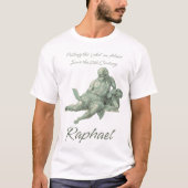 Raphael Zeichnend T - Shirt (Vorderseite)