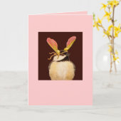 Raphaela die Chickadekarte Karte (Gelbe Blume)