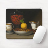 Raphaelle Peale - Still Life - Erdbeeren, Nüsse, Mousepad (Mit Mouse)