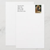Raphael's Classic "Sistine Madonna" (ca. 1513) Briefpapier (Vorne/Hinten)