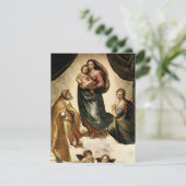 Raphael's Classic "Sistine Madonna" (ca. 1513) Einladung (Stehend Vorderseite)