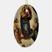 Raphael's Classic "Sistine Madonna" (ca. 1513) Keramik Ornament (Rechts)