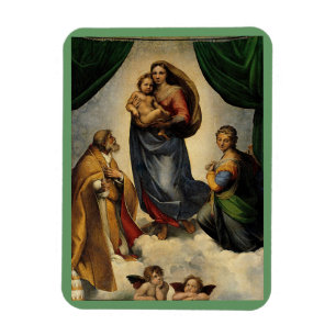 Raphael's Classic "Sistine Madonna" (ca. 1513) Magnet