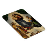 Raphael's Classic "Sistine Madonna" (ca. 1513) Magnet (Rechte Seite)