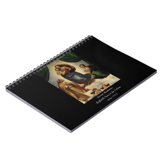 Raphael's Classic "Sistine Madonna" (ca. 1513) Notizblock (Linke Seite)