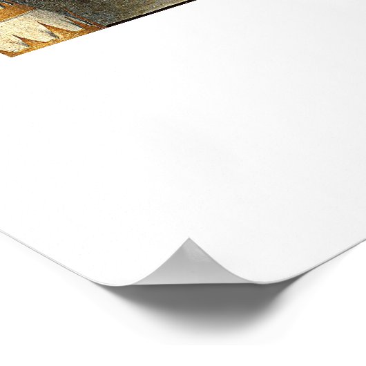 Raphael's Classic "Sistine Madonna" (ca. 1513) Poster (Ecke)