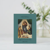 Raphael's Classic "Sistine Madonna" (ca. 1513) Postkarte (Stehend Vorderseite)
