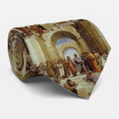 Raphaels Detail "Die Schule von Athen" um 1511 Krawatte (Gerollt)