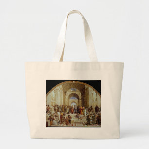 Raphaels "Die Schule von Athen" (circa 1511) Jumbo Stoffbeutel