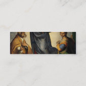 Raphaels Klassiker "Sistina Madonna" (ca. 1513) Mini Visitenkarte (Rückseite)