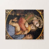 Raphael's Madonna della sedia Christmas Puzzle (Horizontal)