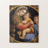 Raphael's Madonna della sedia Christmas Puzzle (Vertikal)
