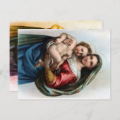 Raphael's Madonna Postcard Feiertagspostkarte (Vorne/Hinten)