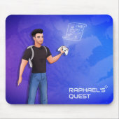 Raphael's Quest - Offizieller YouTube-Kanal Mousepad (Vorne)