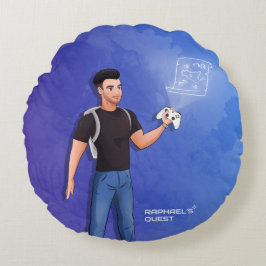 Raphael's Quest - Offizieller YouTube-Kanal Rundes Kissen