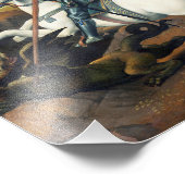 Raphael's Saint George und der Drache (ca. 1506) f Fotodruck (Ecke)
