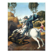 Raphael's Saint George und der Drache (ca. 1506) f Fotodruck (Vorne)