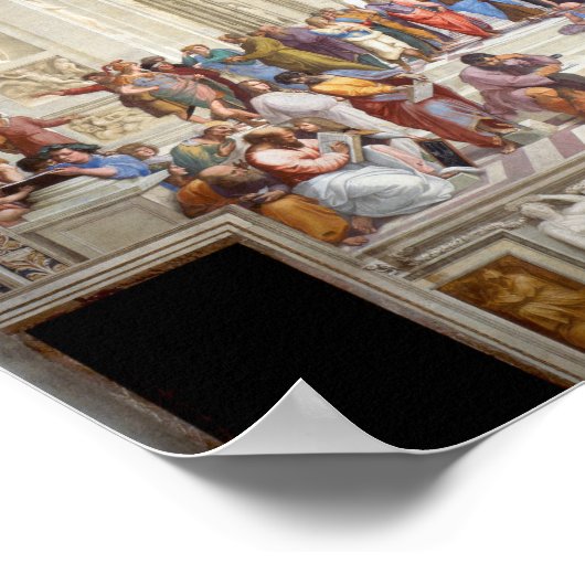 Raphael's School of Athens (1511) Poster (Ecke)