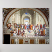 Raphael's School of Athens (1511) Poster (Vorne)