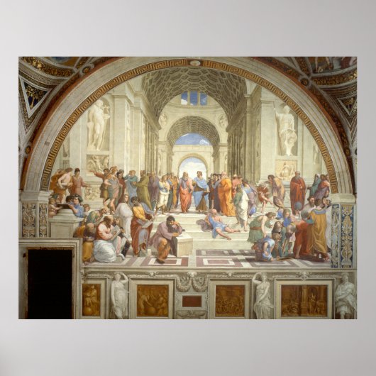 Raphael's School of Athens - Art Poster (Vorne)