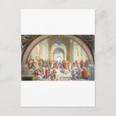 Raphael's School of Athens (Plato und Aristoteles) Postkarte (Vorderseite)