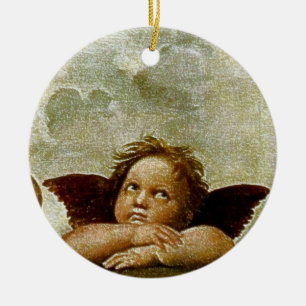 Raphaels "Sistina-Madonna" Detail (circa 1513) Keramikornament