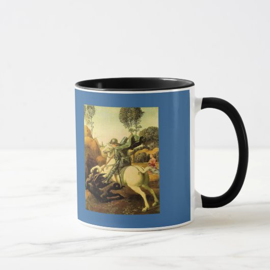 Raphaels "St. Georg und der Drache" (ca. 1505) Tasse (Rechts)