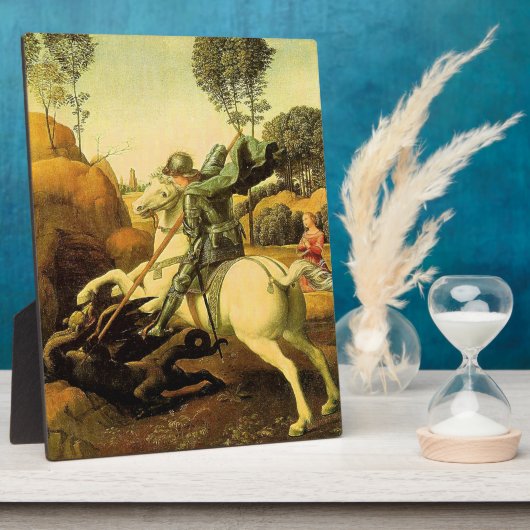 Raphael's "St. George and the Dragon" (ca. 1505) Fotoplatte (Seite)